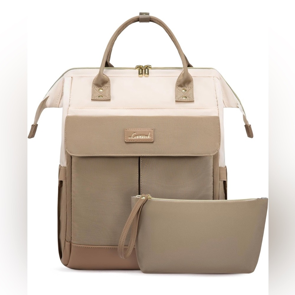 Backpack with multiple pockets, lightweight, will fit laptop